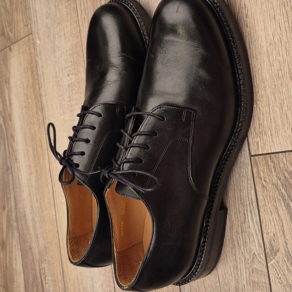BECKETT SIMONON Dunham Black Leather Sz 9.5 Mens Derby Dress Shoes EUC main image 8
